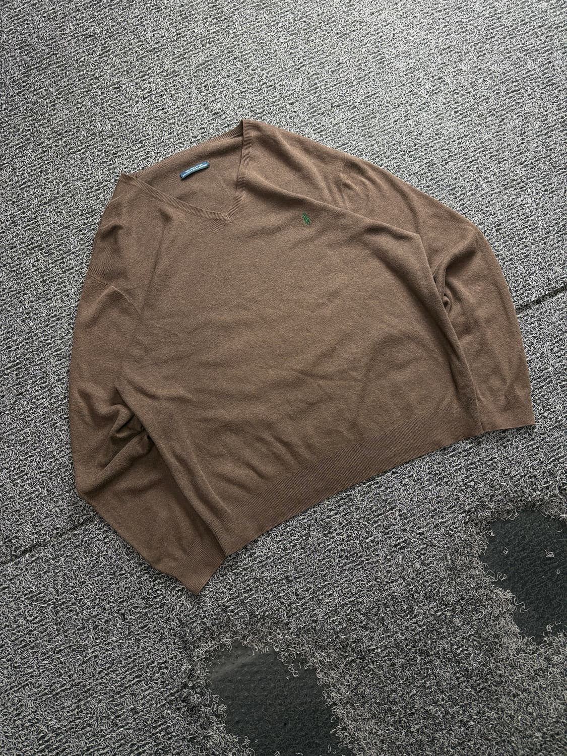 폴로 랄프로렌 브이넥 피마 코튼 니트 4216 상품이미지1