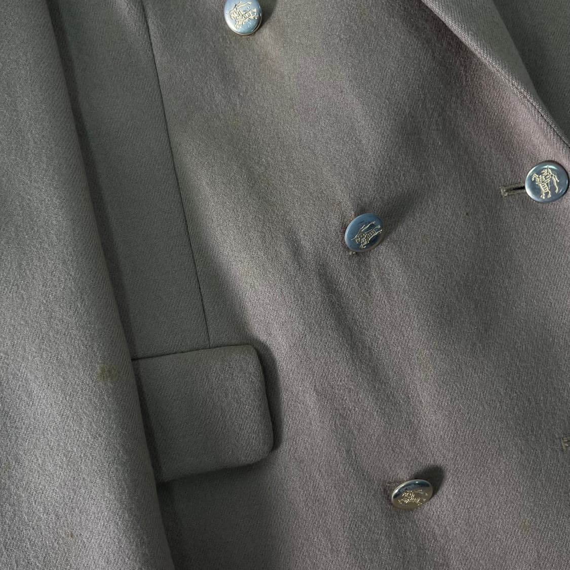 100 버버리 90s 울 블레이저 자켓 상품이미지5