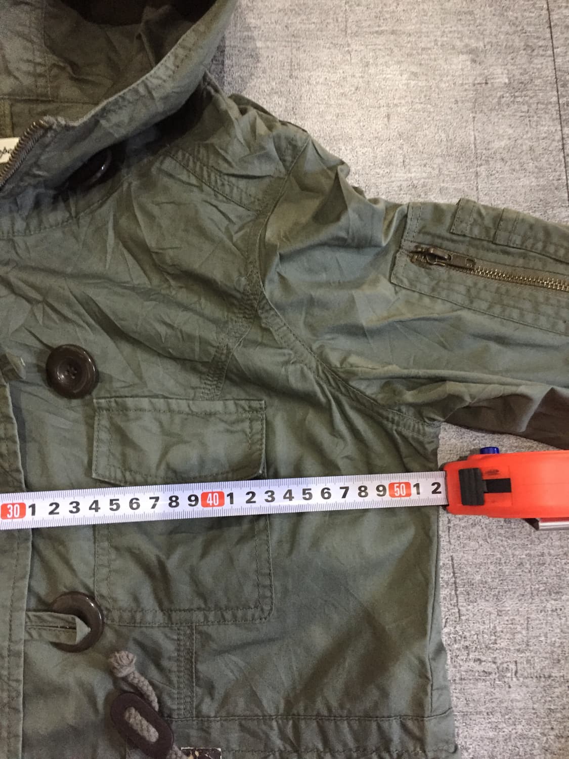 일본빈티지 Oscope 오리엔탈펑크긱시크y2k 사파리후드자켓 상품이미지3