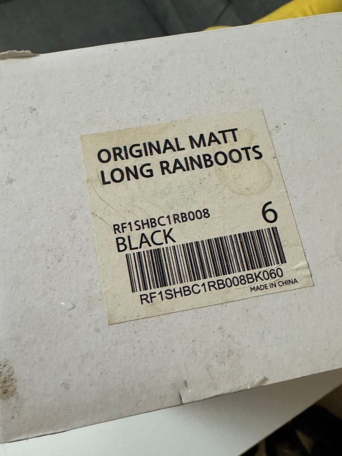 박스ㅇ)락피쉬 웨더웨어 롱 레인부츠 블랙 UK6(245) 상품이미지10