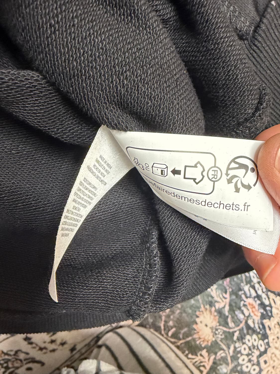 폴로 블랙 후드집업 상품이미지6