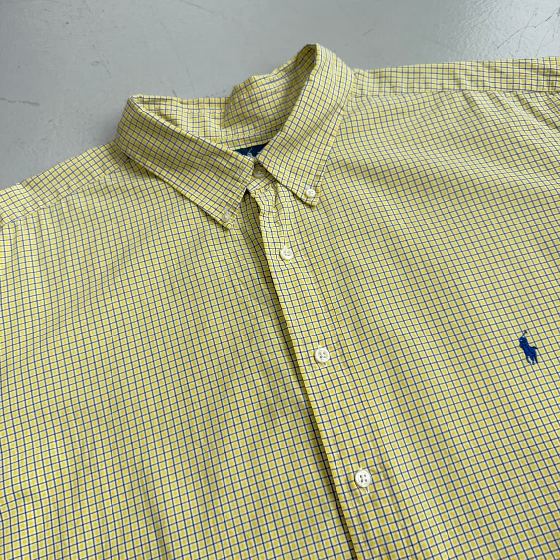 폴로 포니 빅사이즈 스트라이프 반팔 셔츠 상품이미지3