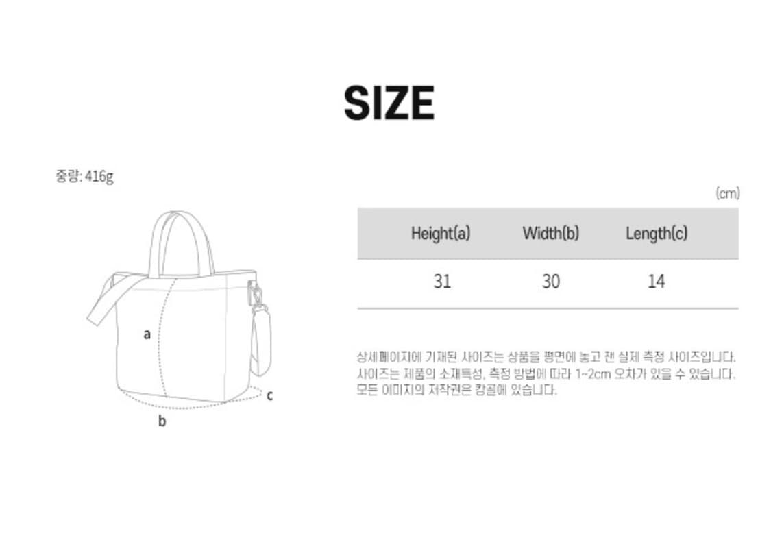 캉골 캔버스 토트백 크로스백 판매해요 상품이미지5