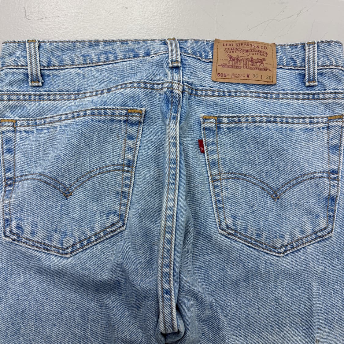 리바이스 90s 505 워싱 데님팬츠 상품이미지5