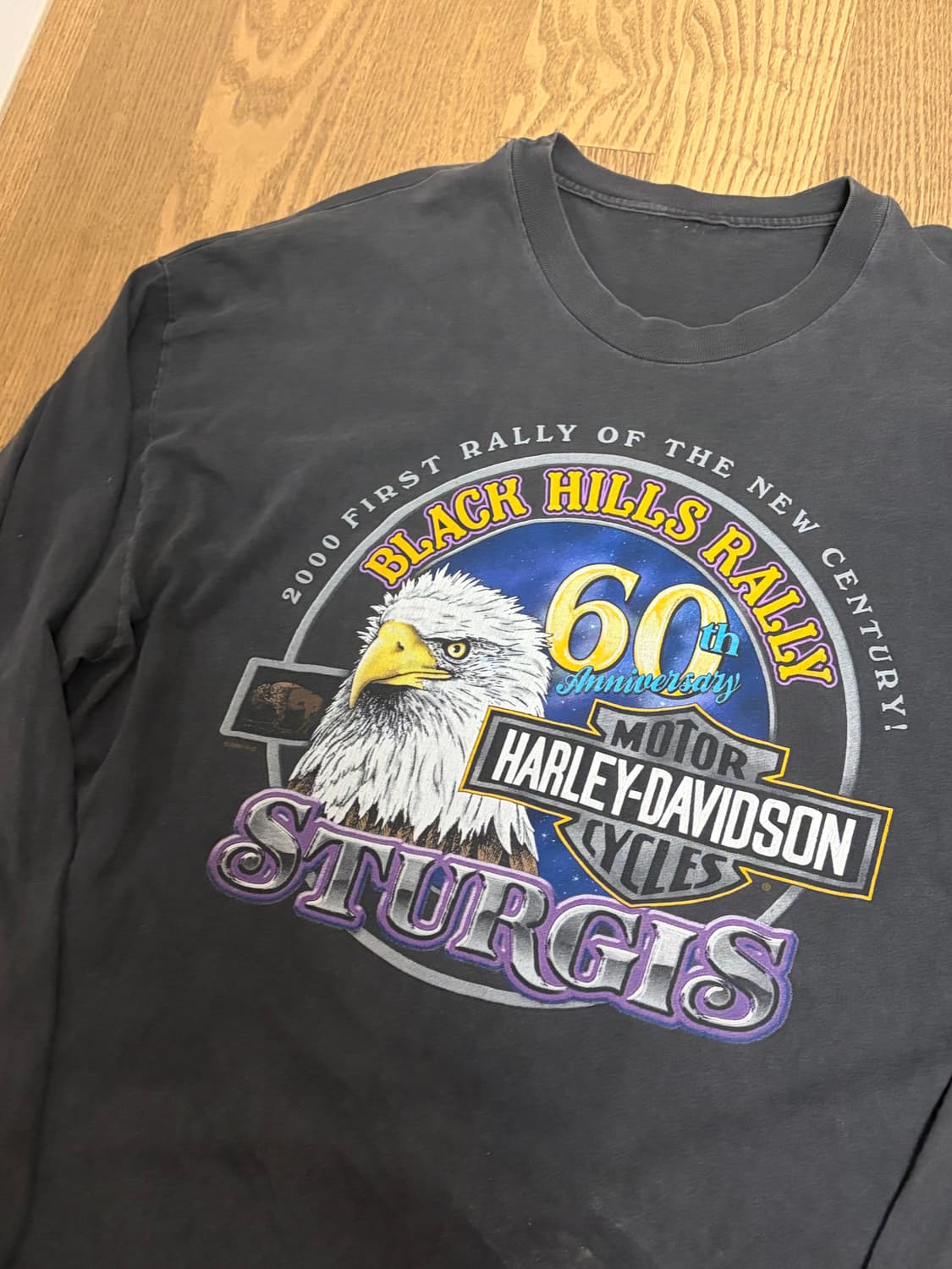 빈티지 할리데이비슨 롱슬리브 상품이미지2