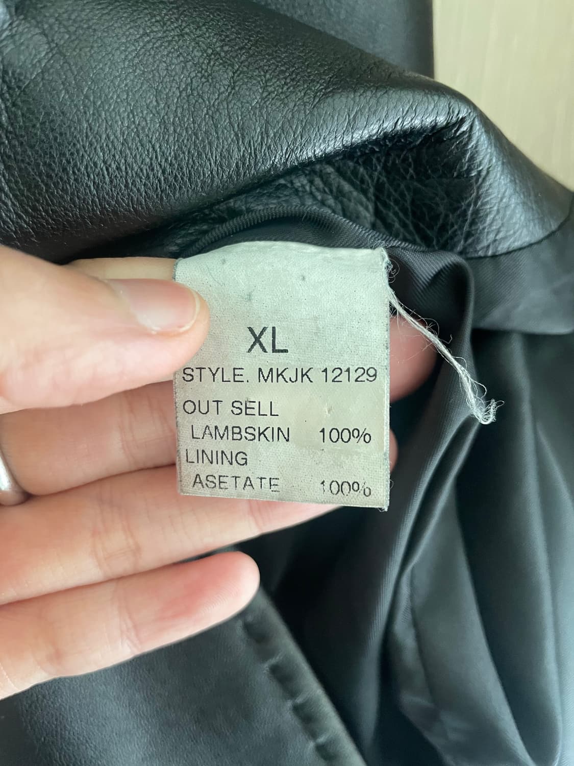 Y.H Kim 양가죽 스티치 레더 블레이저 상품이미지4