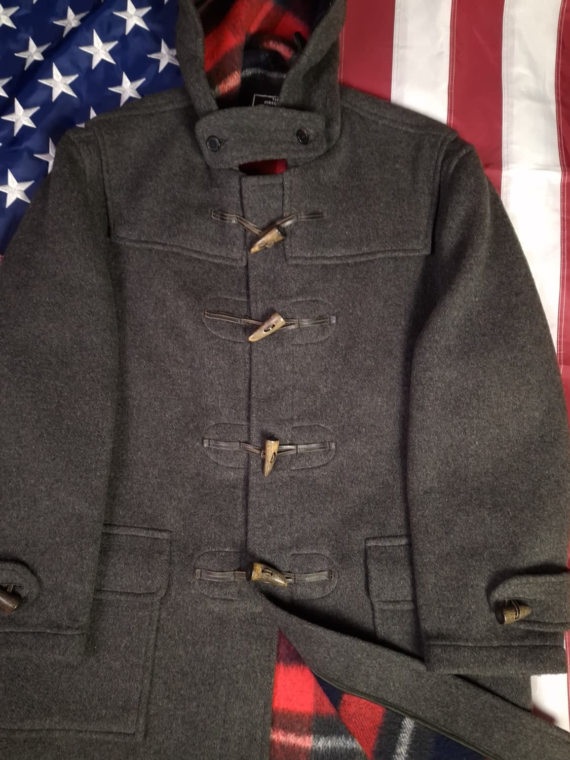 오리지날 영국제조 글로버올 울 더플 코트 상품이미지2