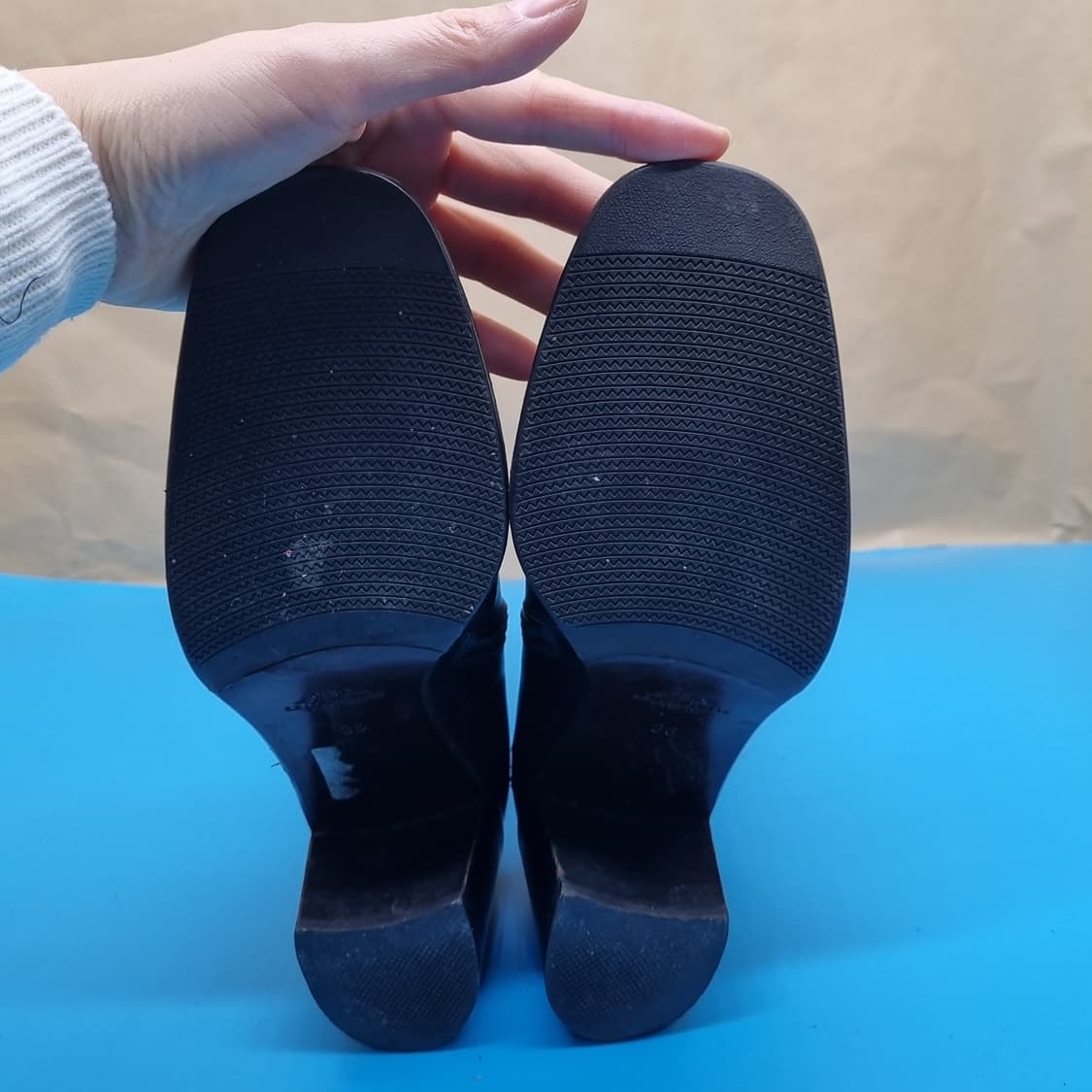 발리 여성가죽 부츠36  230 굽7 상품이미지3