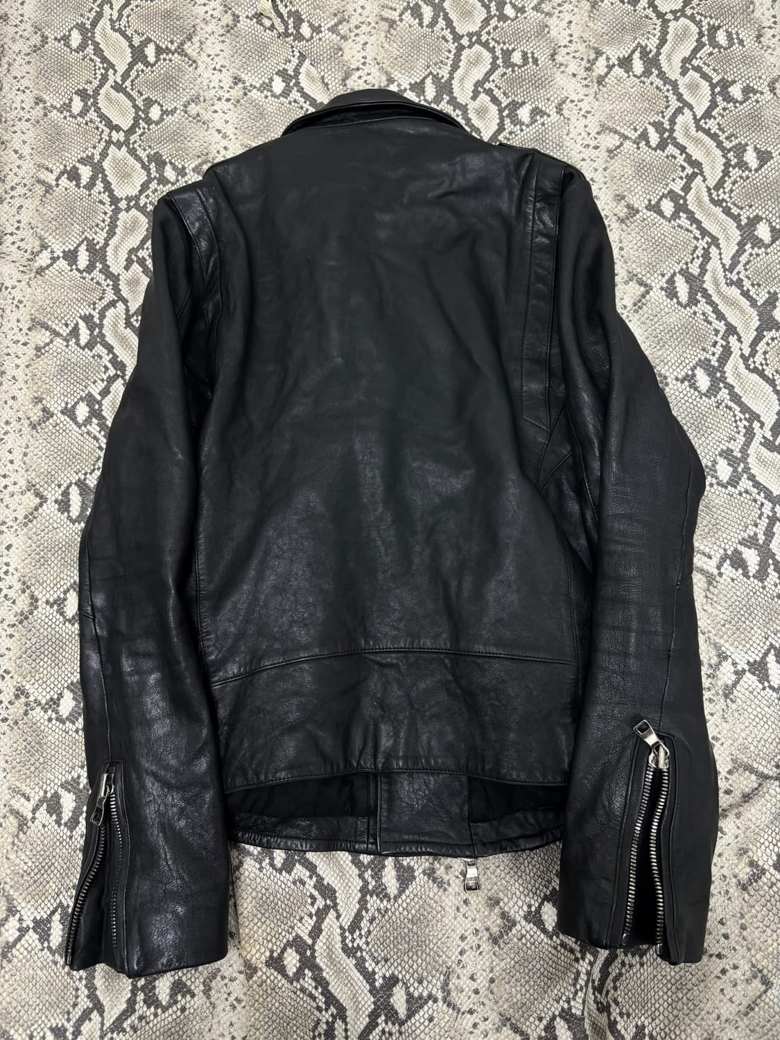 [DUDE LINE]LambSkin 2Zipper 2-Way Leathe 상품이미지7