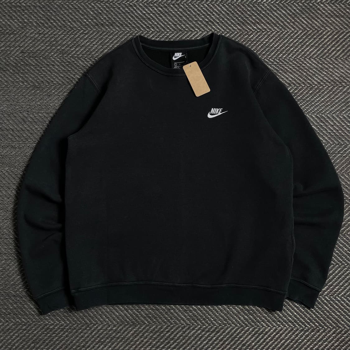 나이키 스우시 크루넥 스웻 맨투맨 블랙o 4896 상품이미지1