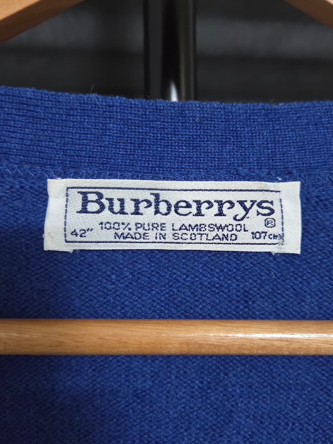 (정품) [버버리] 90s 스코틀랜드산 램스울 가디건 | 00061 상품이미지3