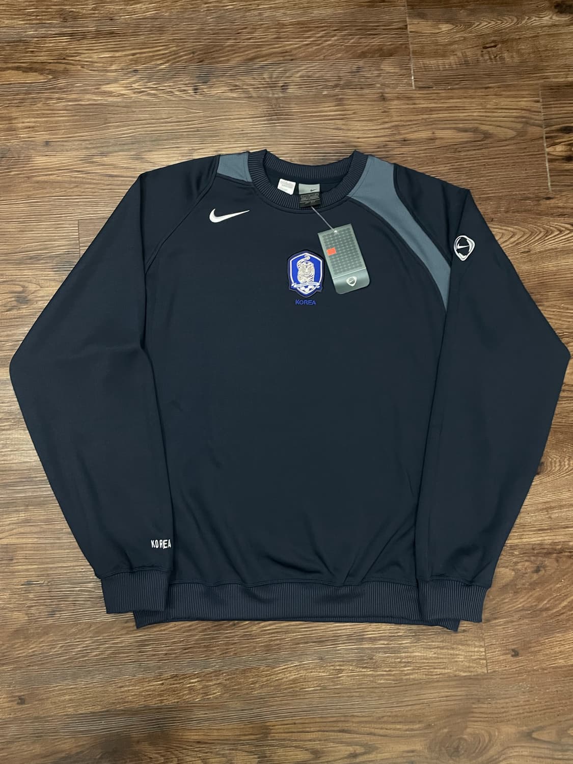 [새상품] 00s 나이키 대장 국가대표 국대 쉘탑 웜업 네이비 상품이미지3