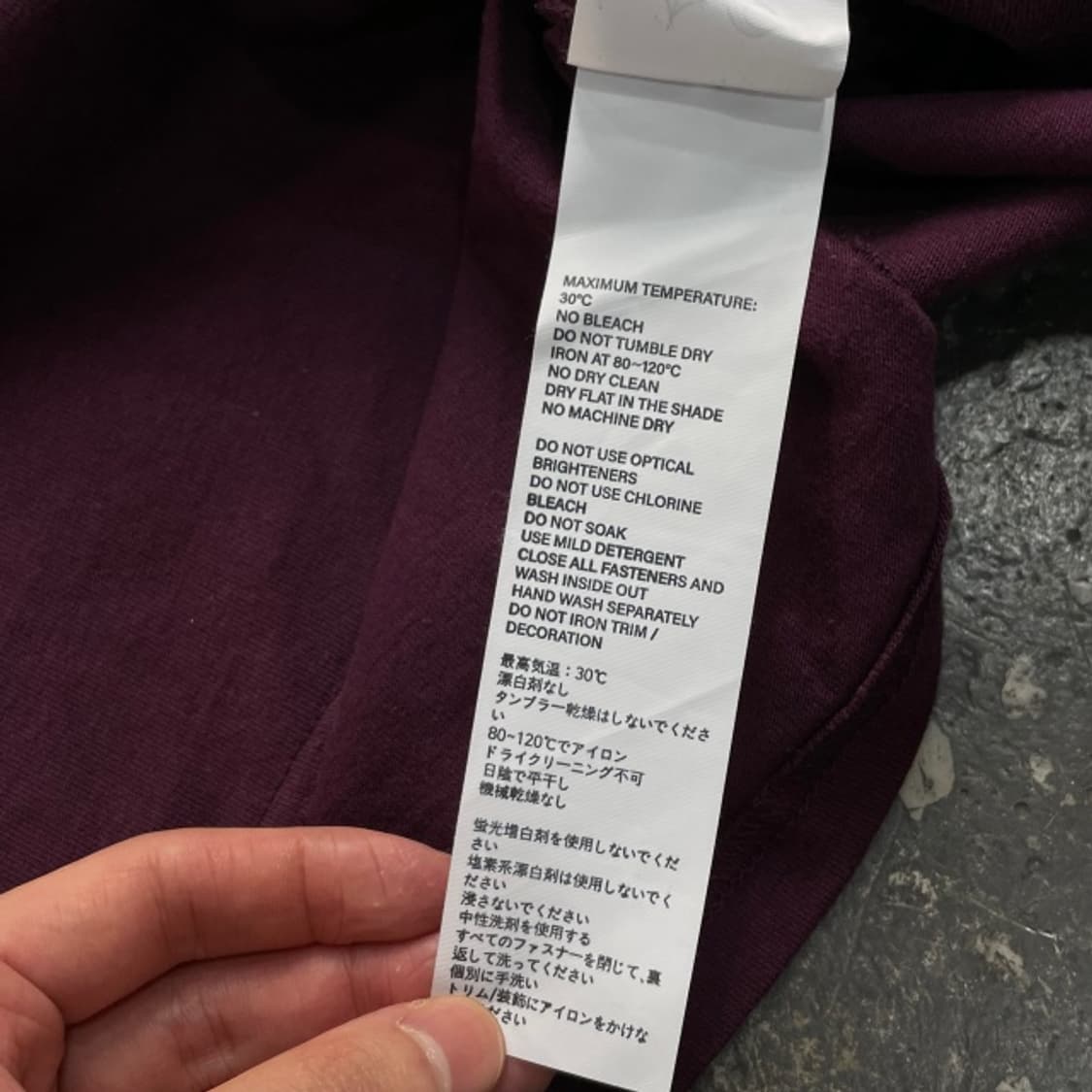 2사이즈 떠그클럽 슬림핏 반팔티 상품이미지5