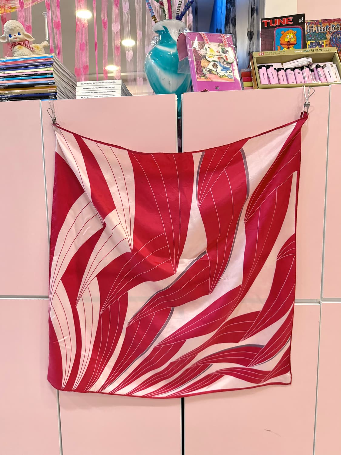 빈티지 체리 그래픽 스카프 상품이미지8