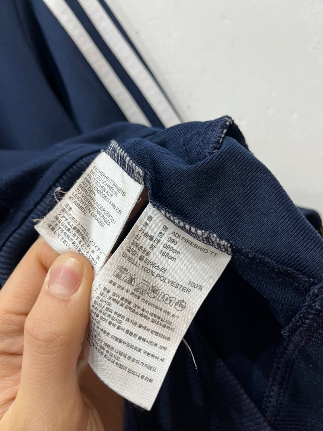 아디다스 파이어버드 트랙탑 져지 네이비  상품이미지4