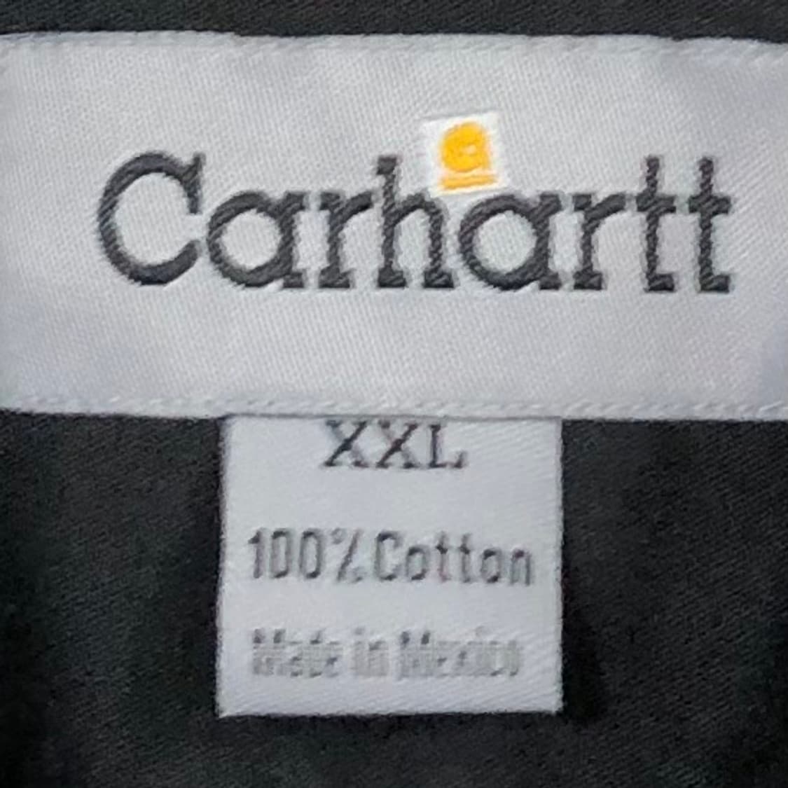 Xxl 칼하트 블랙 워크 셔츠 상품이미지3