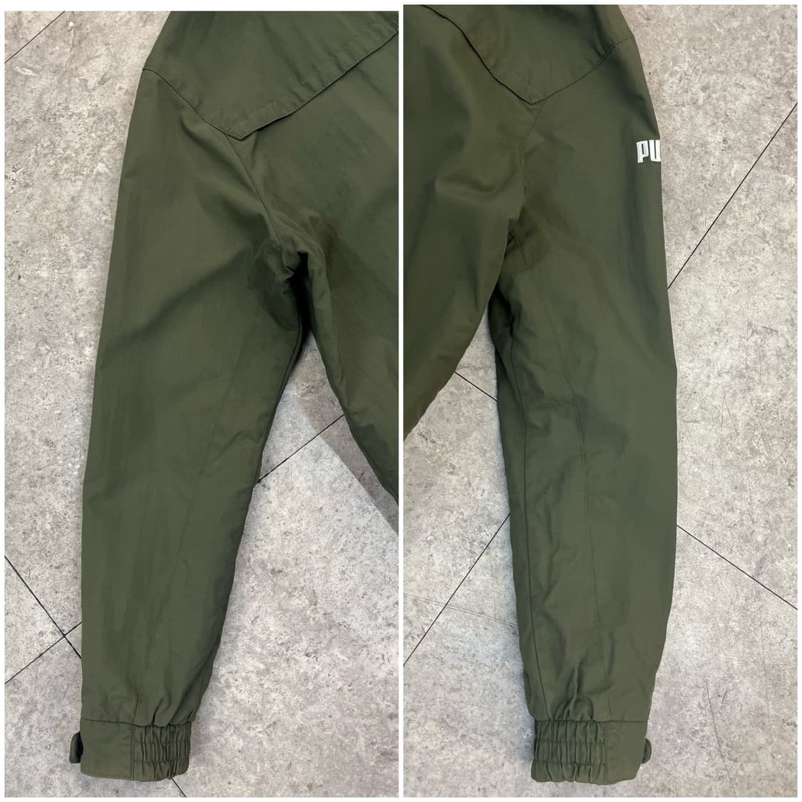 푸마 포켓 후드 바람막이 카키 L #csz3403 상품이미지10