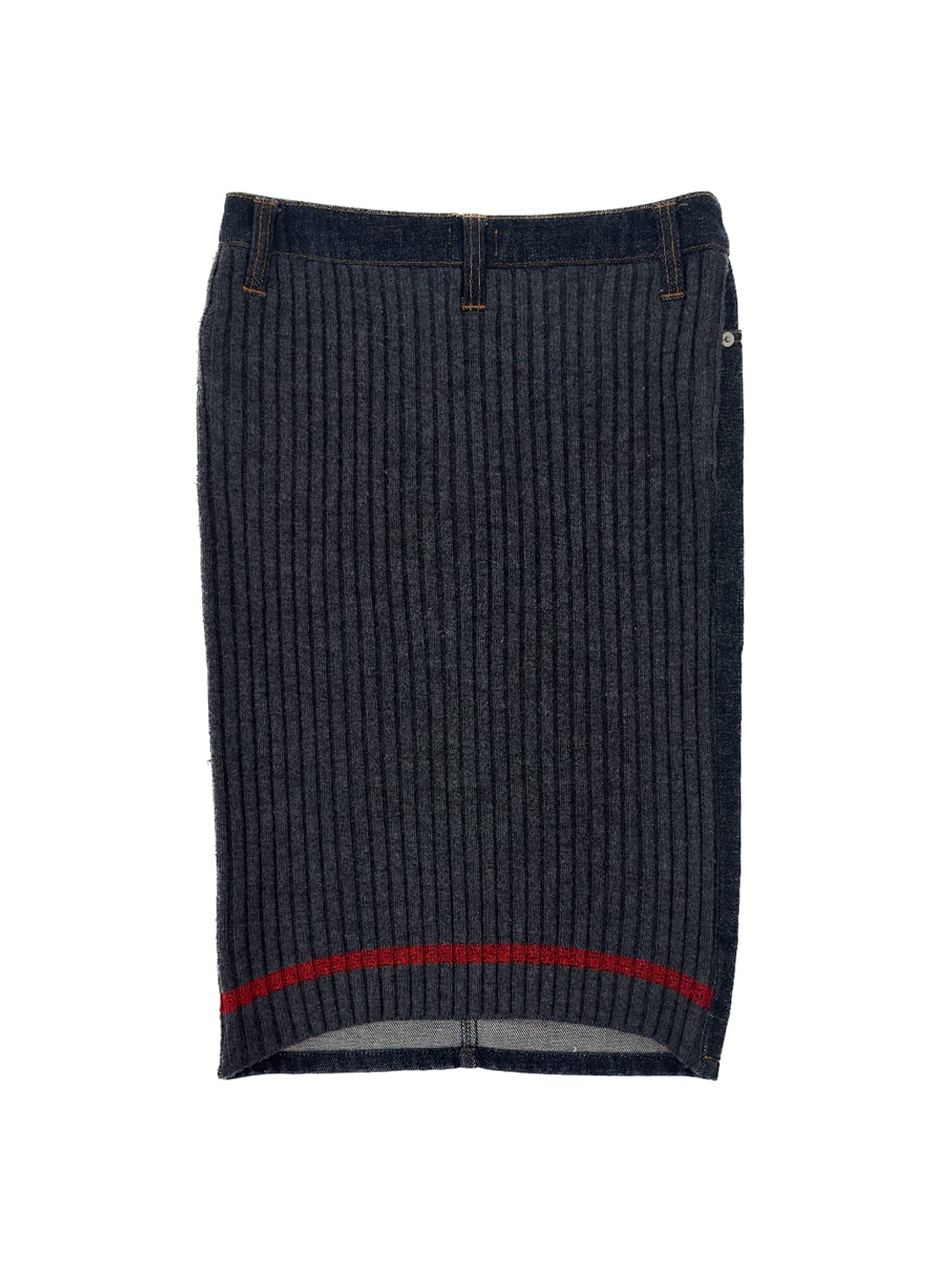 Dolce&gabbana Denim Knit Panel Skirt/ 38 상품이미지2