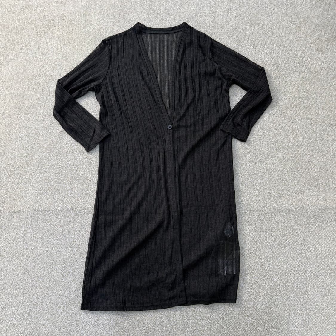 77 새상품 몽타규 여성 롱 가디건 0203T 상품이미지1