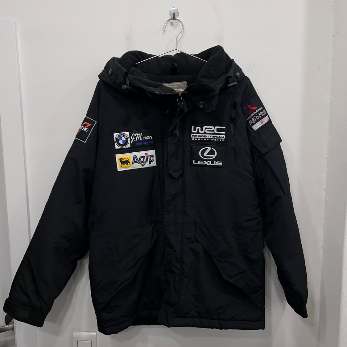 사우스플레이 모터스포츠 패치 기모 후드 바람막이 상품이미지2