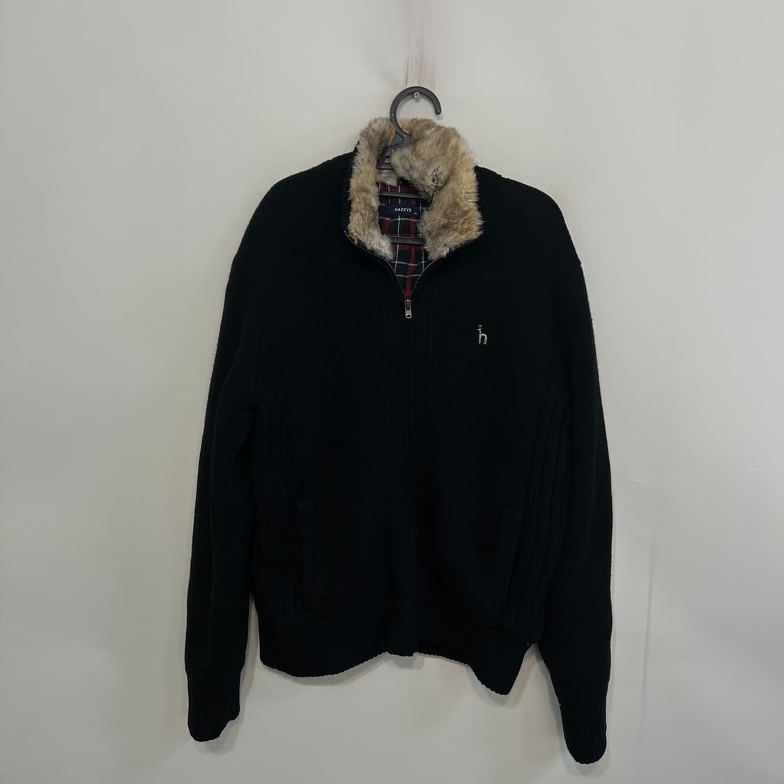 헤지스 남성 니트 집업 105 상품이미지1