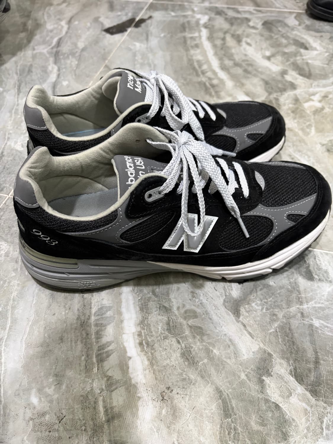 뉴발란스 993 블랙 265 발볼 D 판매합니다 상품이미지3