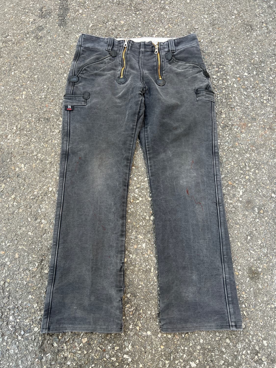 80s GERMANY LOGGER BLACK MOLESKIN 몰스킨팬츠 상품이미지1