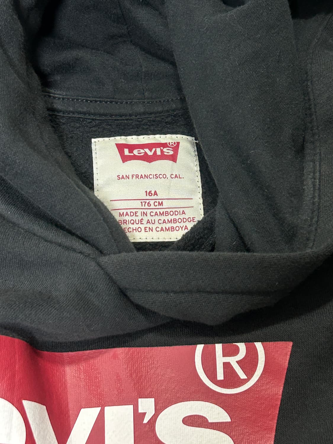 리바이스 배트윙 후드티 상품이미지3