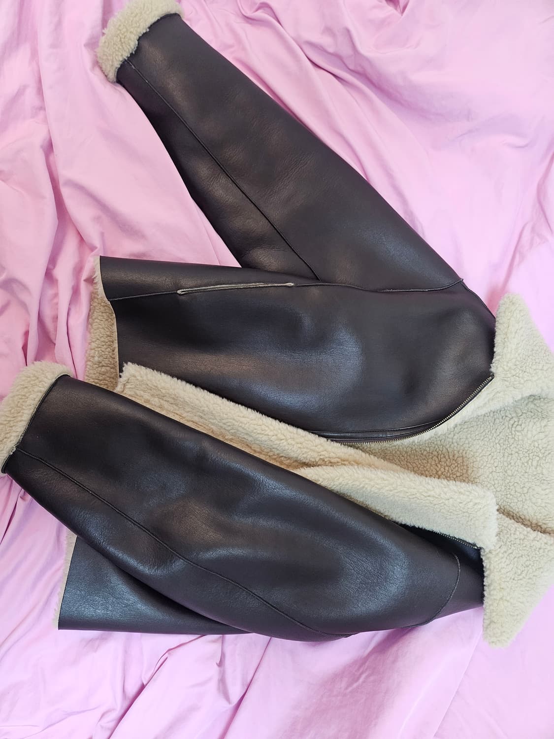 파사드패턴 리버시블 무스탕 상품이미지5