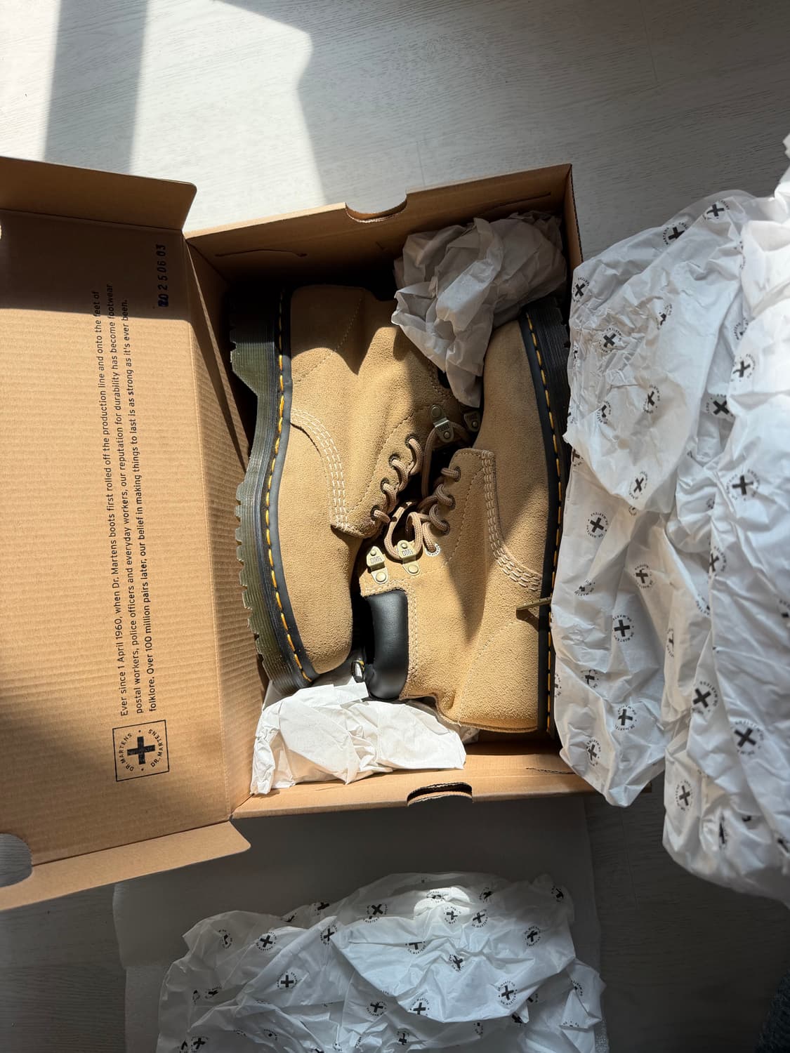 닥터마틴 939 부츠 7175586 사바나 탄 브롱스 스웨이드 240mm 상품이미지5