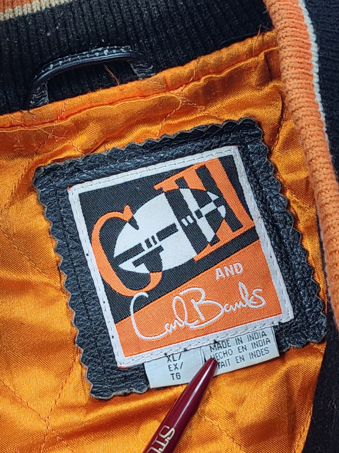 90s NFL 빈티지 울 바시티 자켓 (india) 상품이미지4