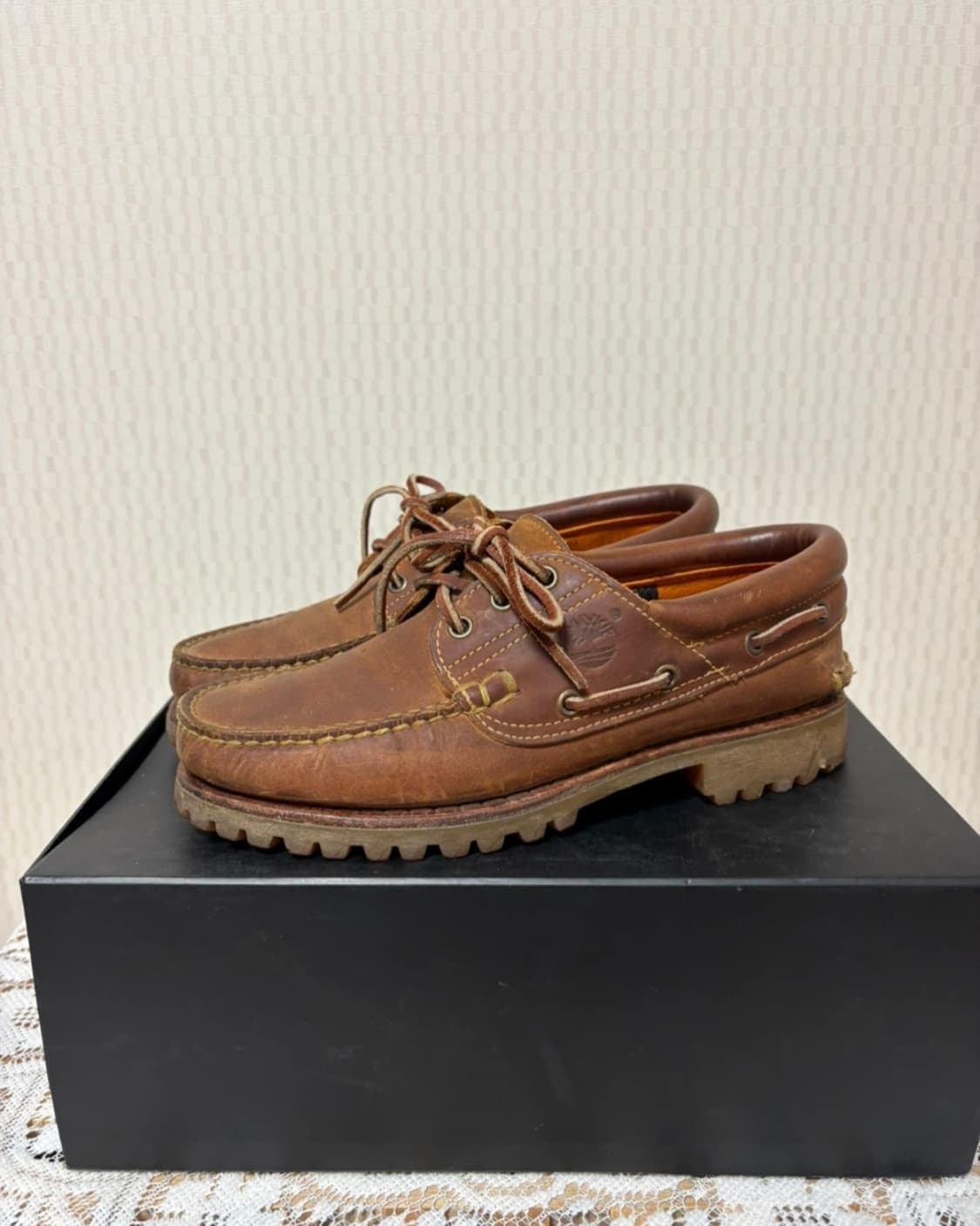 팀버랜드 보트슈즈 브라운 US7 260mm 상품이미지2