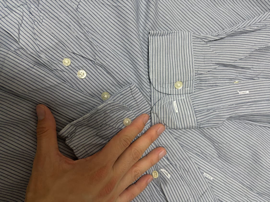 일본판 브룩스브라더스 스트라이프셔츠 사이즈 105-110 상품이미지4