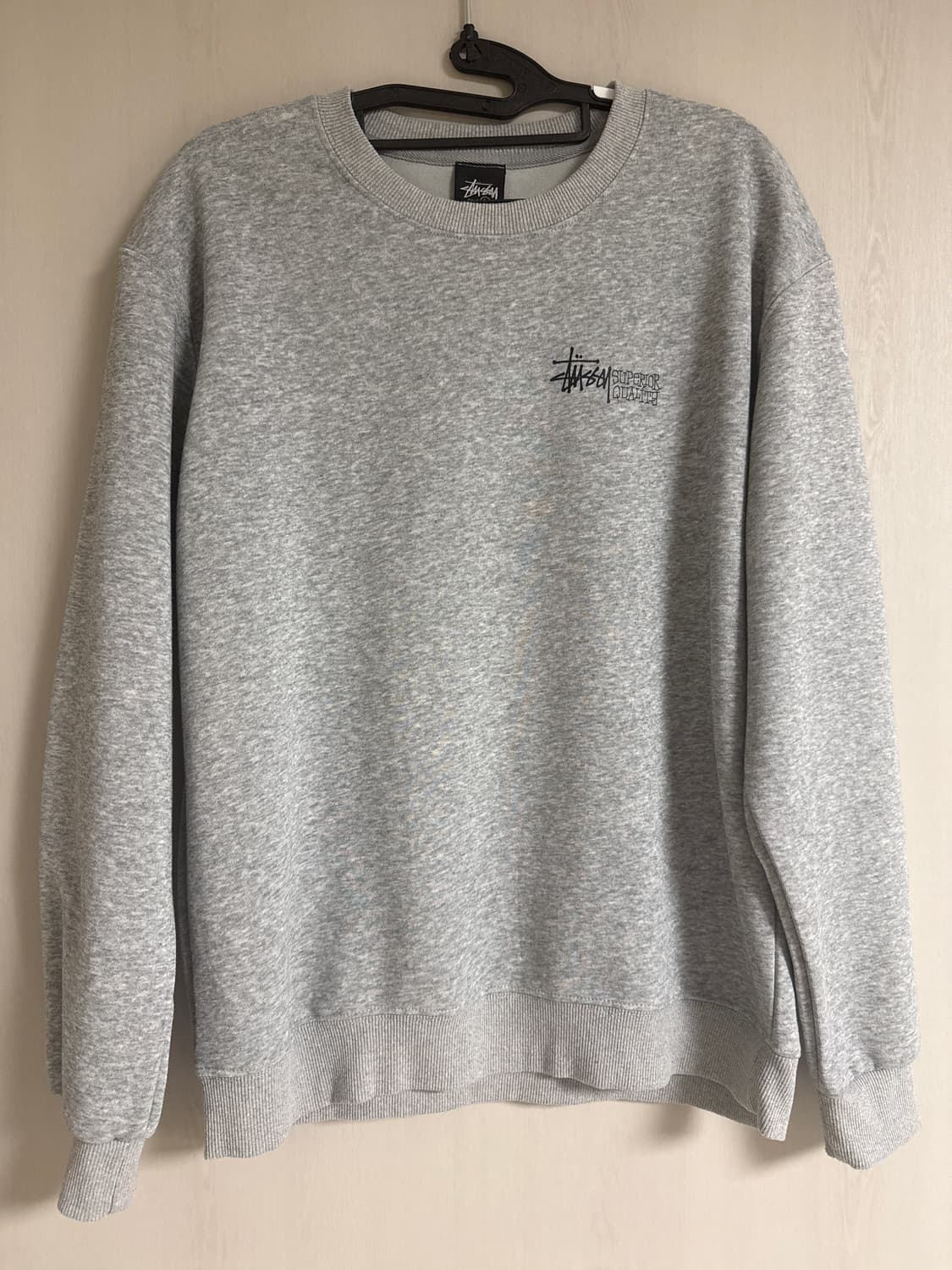 스투시 회색 맨투맨 상품이미지1