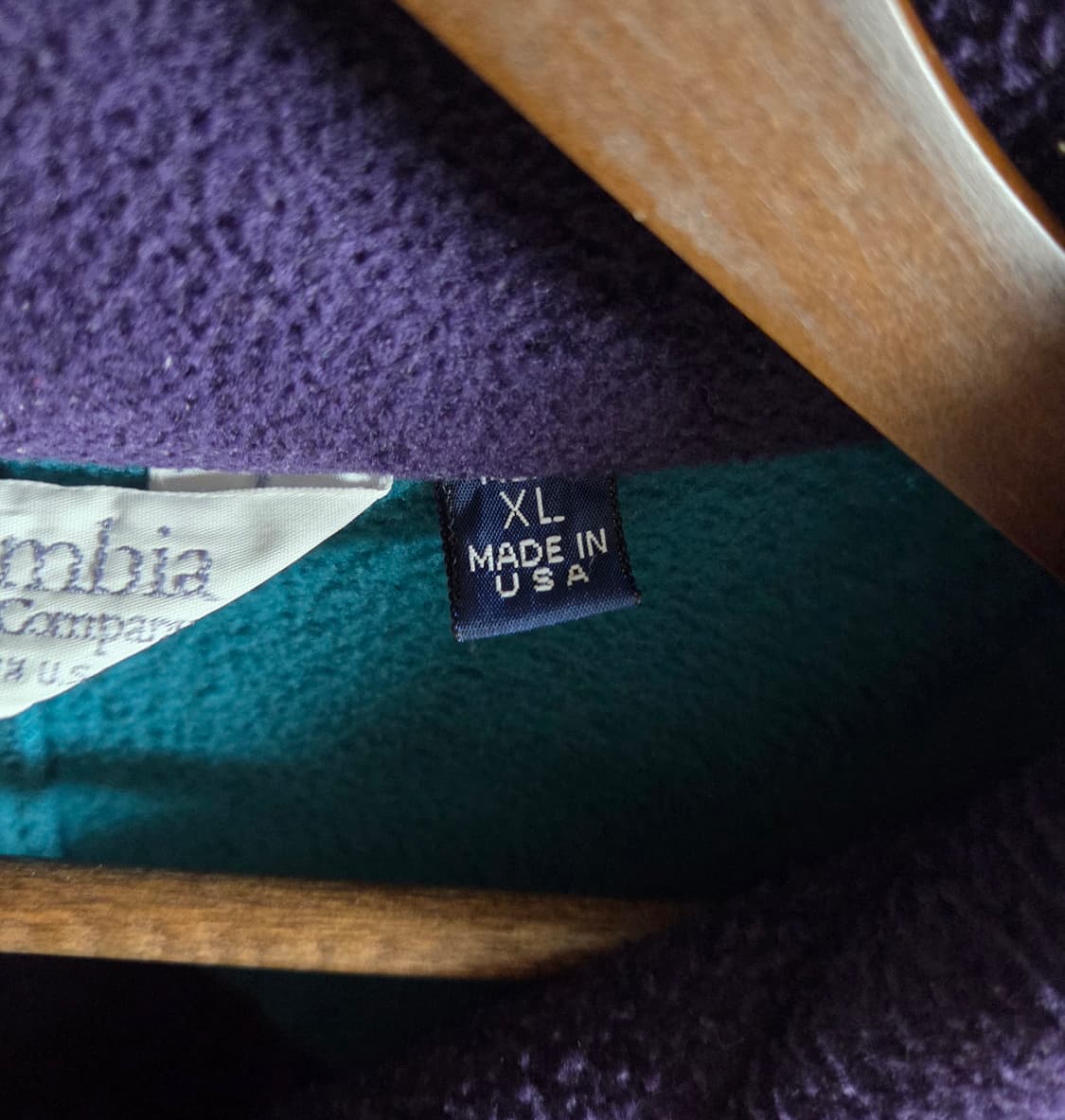 Columbia 콜롬비아 배색 플리스 집업 자켓 XL 상품이미지8