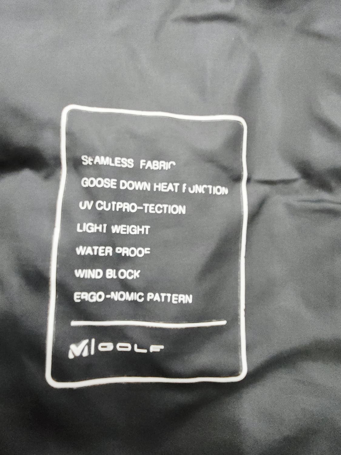 밀레 블랙 후드 구스다운패딩 자켓 100 상품이미지9