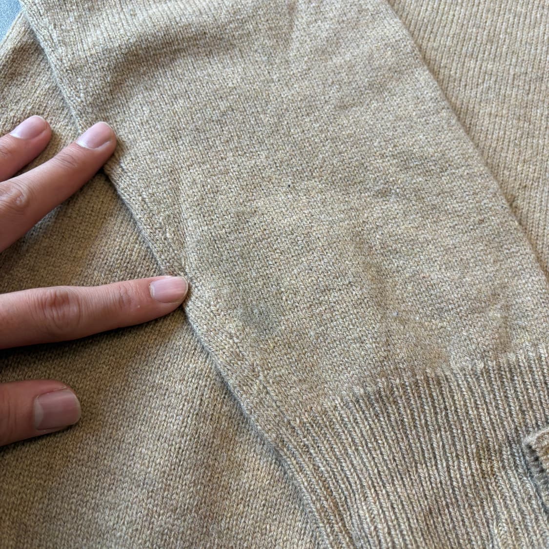 폴로 정품 베이지 렘스울 니트  상품이미지9