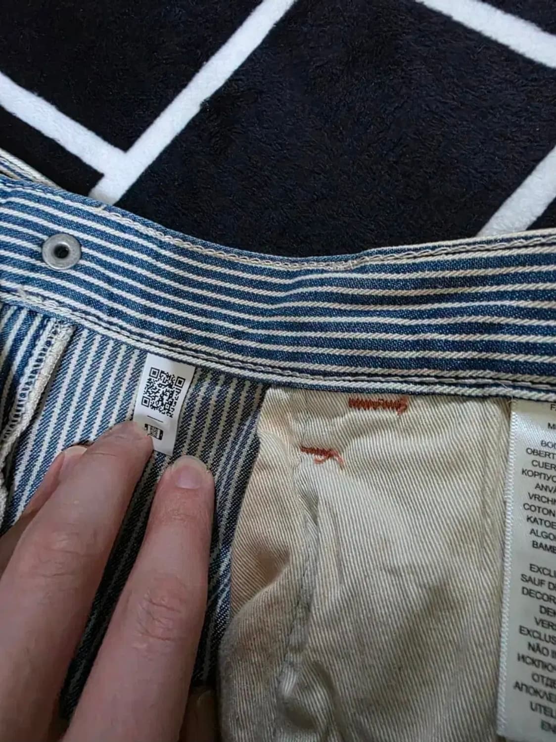 폴로랄프로렌 덩거리핏 히코리 스트라이프 인디고팬츠 32X32 상품이미지6