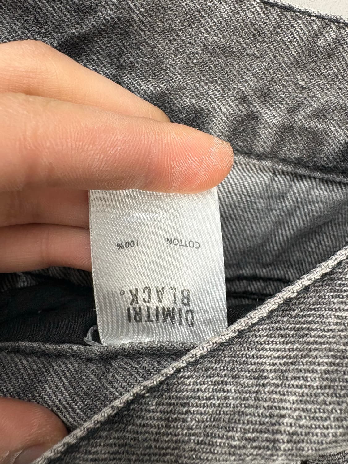 디미트리블랙 워싱 와이드 데님 팬츠 A3468 상품이미지7