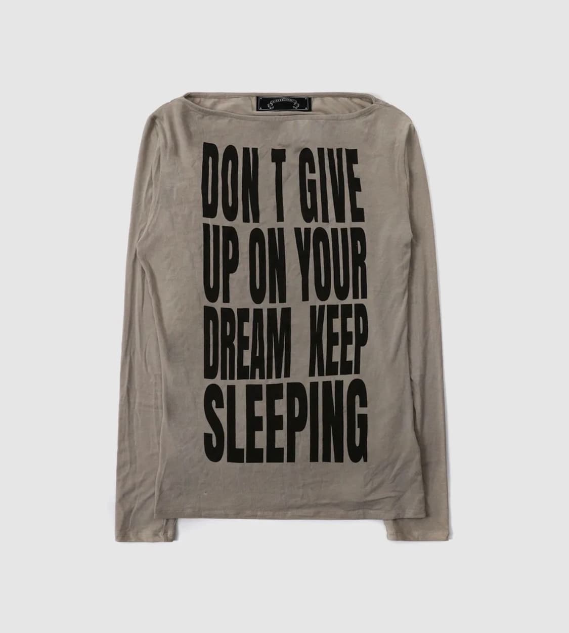 배드블러드 보트넥 루즈핏 티 샌드 상품이미지1