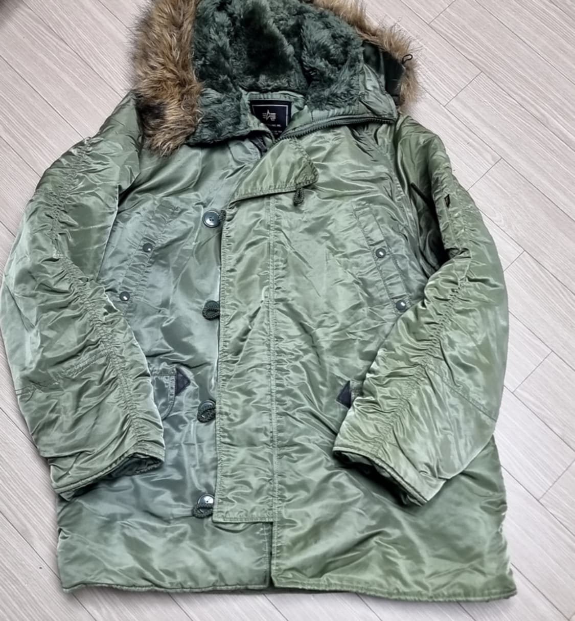 USA 알파인더스트리 N-3B 패딩 야상 점퍼(xl) 상품이미지1