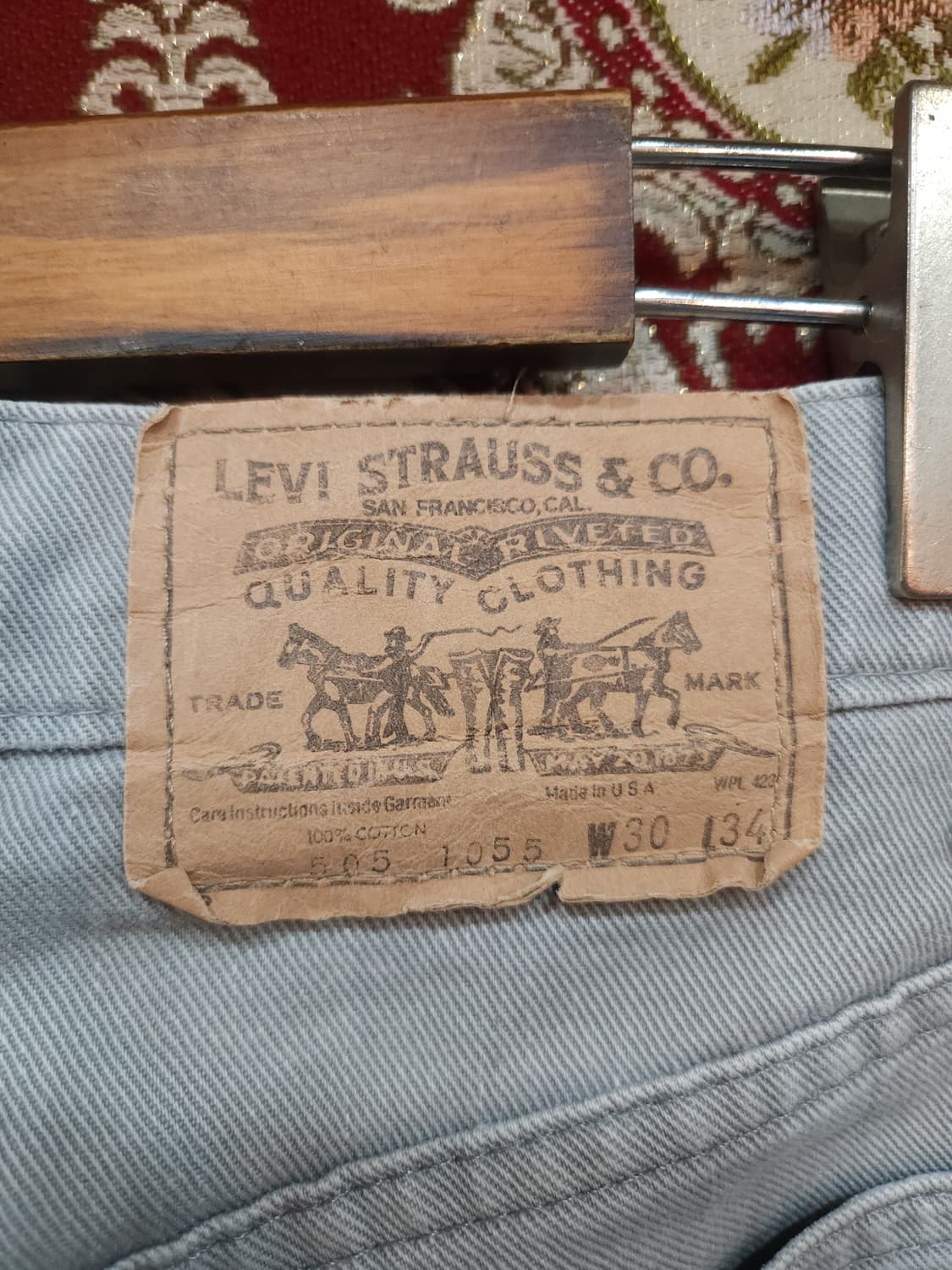 리바이스 80s 505-1055 그레이 데님팬츠 usa

 상품이미지7