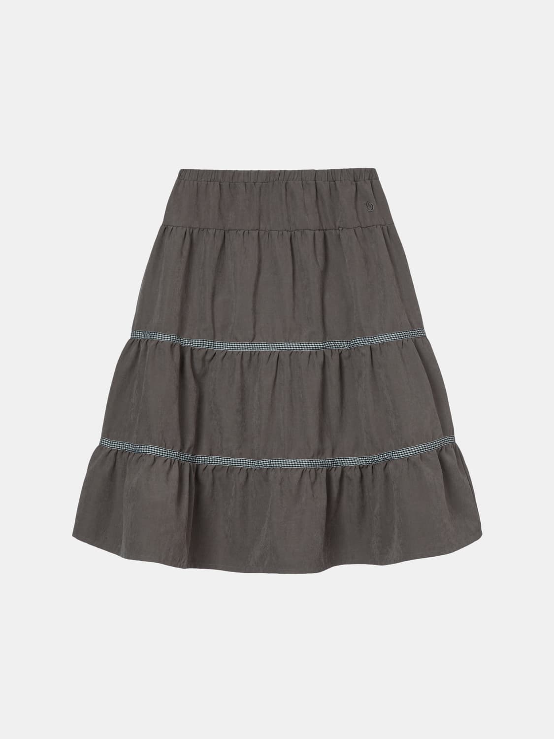 aeae 에이이에이이 브라운 미디 스커트 상품이미지1