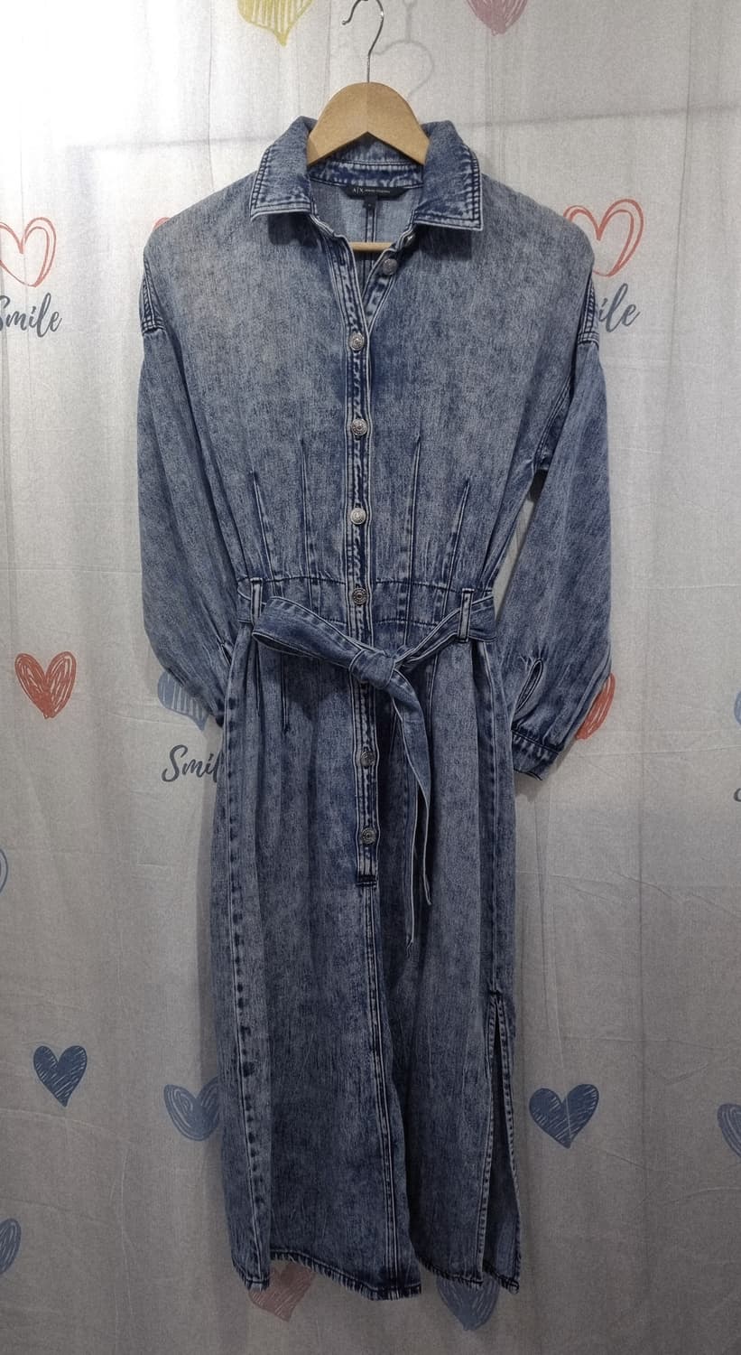 정품) 아르마니 익스체인지  데님  롱원피스  상품이미지1