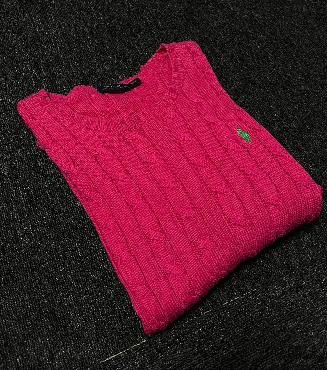 폴로 랄프로렌 케이블 니트 크루넥 스웨터 상품이미지3