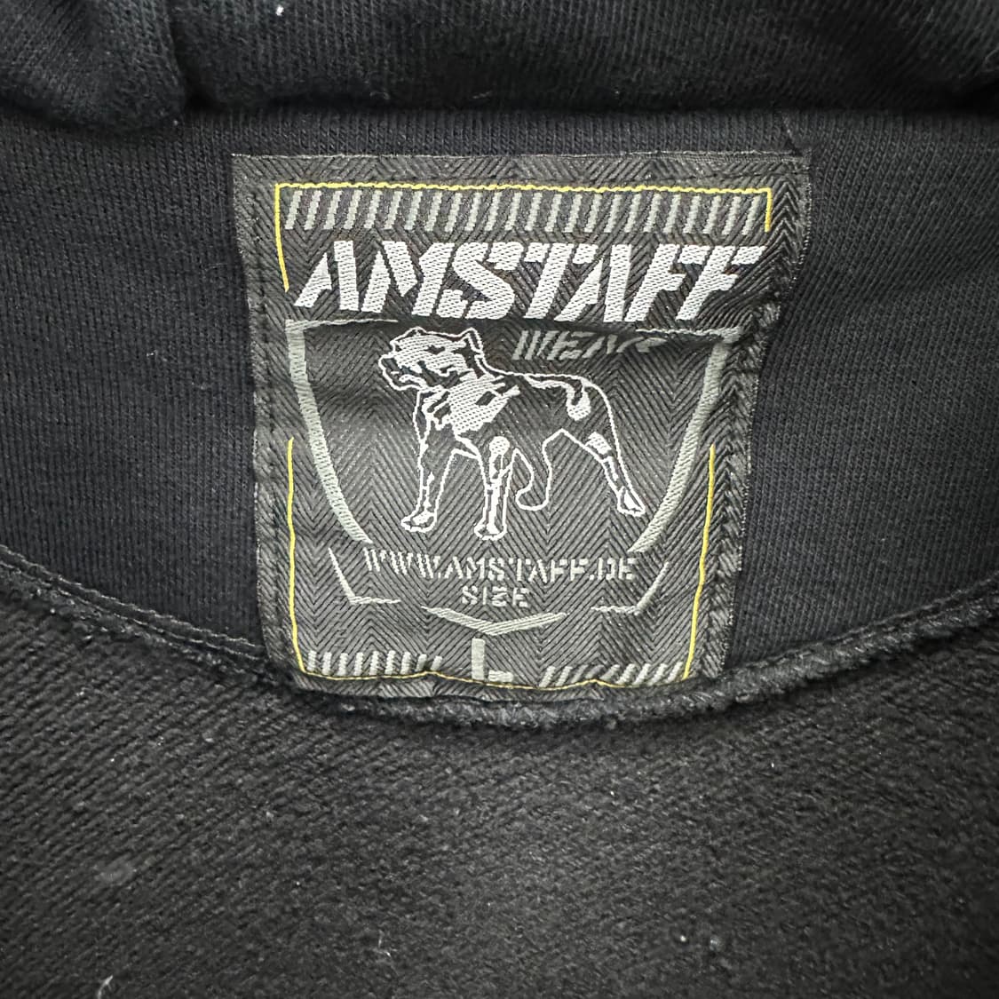 100 AMSTAFF 남자 프린팅 후드티 상품이미지3