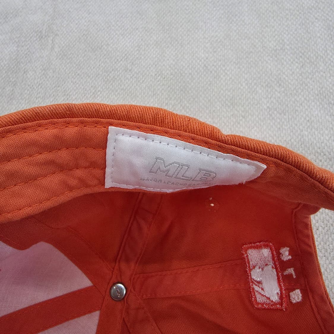 [F] 엠엘비 오렌지 볼캡 야구 모자 1223J1 상품이미지4