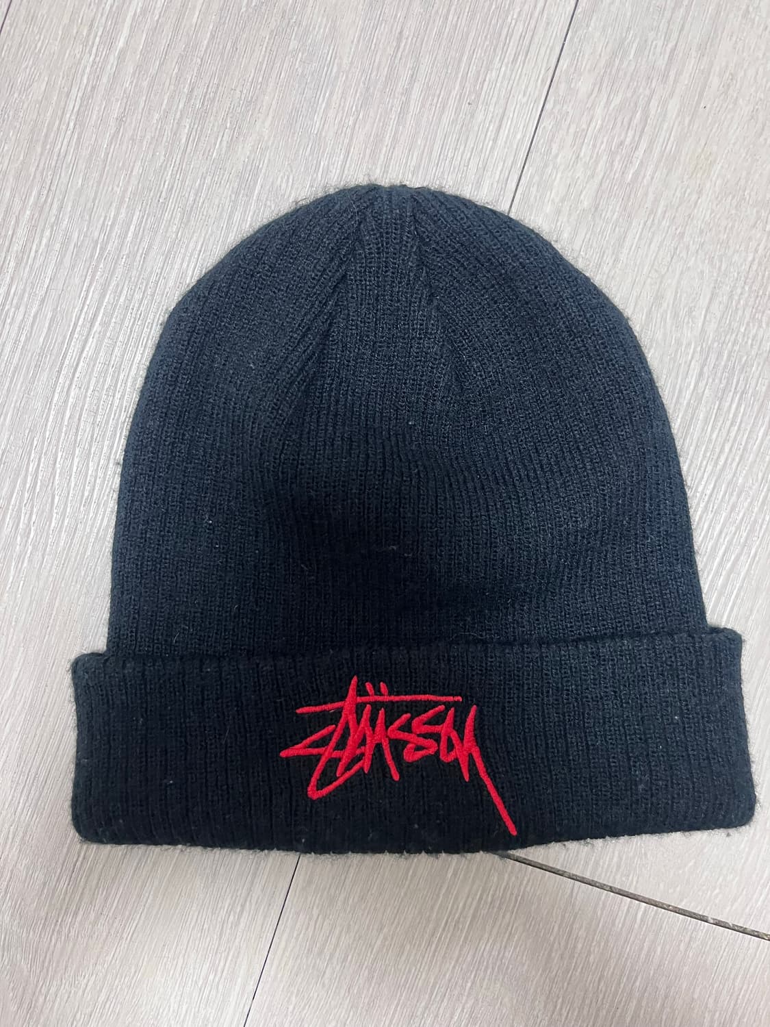 스투시 레드로고 비니 상품이미지1