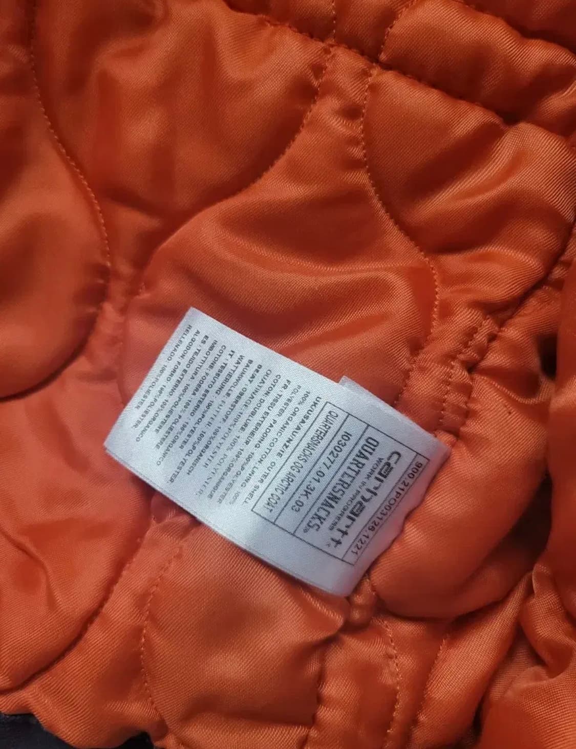 칼하트WIP 쿼터스낵스 자켓 xl 상품이미지6