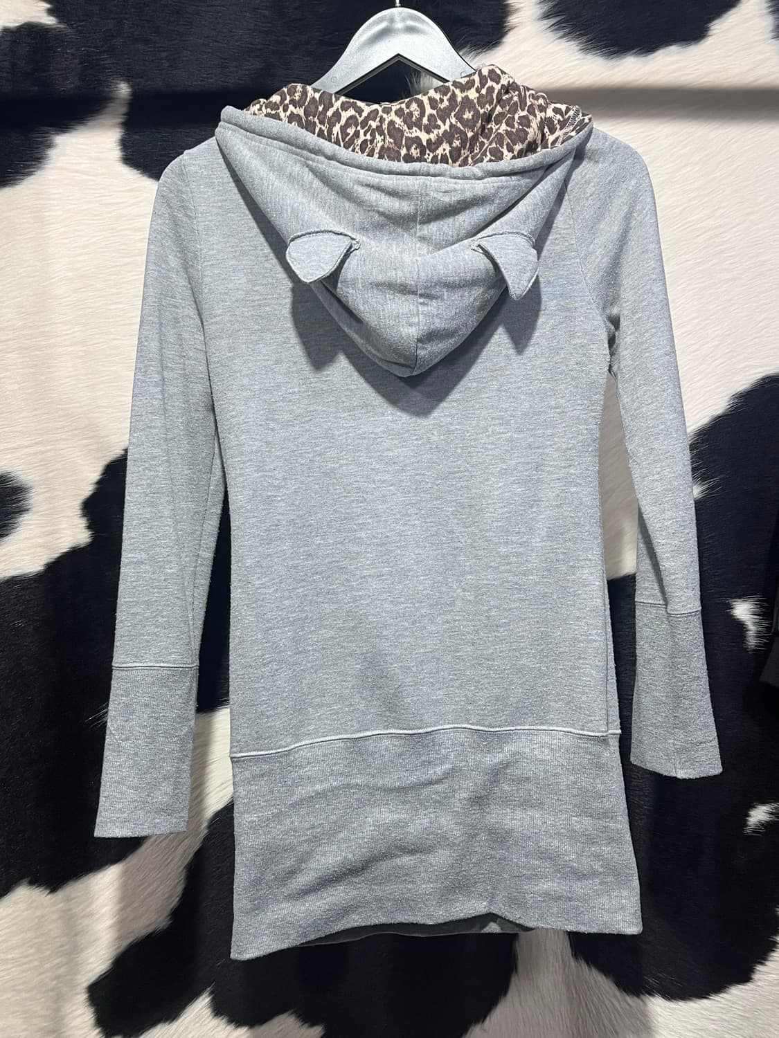 슬림핏 고양이귀 포인트 후드 원피스 상품이미지7